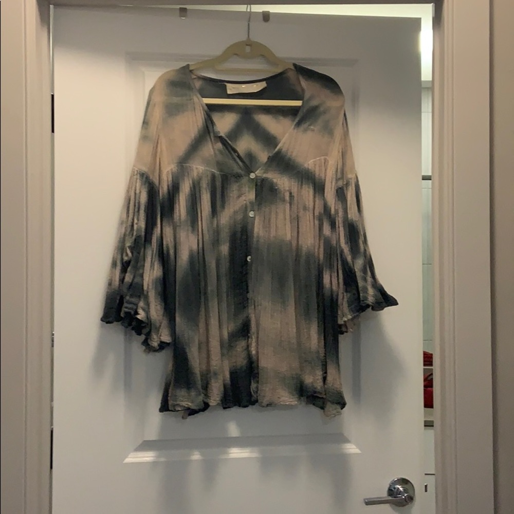 Jen’s Pirate Booty tie dye blouse